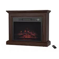 Mobile Electric Fireplace With Mantel