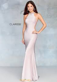 Clarisse Fitted High Neckline Dress 3745