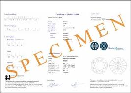 Gems Grading Certificate Antwerp Ajediam