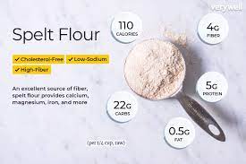 spelt flour nutrition facts and health