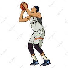 shooting basketball png vector psd
