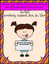 Swbst Somebody Wanted But So Then Graphic Organizer
