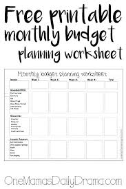 Household Expense Budget Template Household Bills Budget Template
