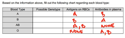Solved Please Assist With The Possible Genotype Column An