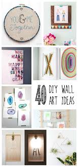 40 Diy Wall Art Ideas Endlessly Inspired