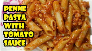 no bake penne pasta with tomato sauce