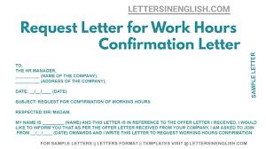 confirmation letter sle letter