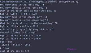 1 3 Linear Equations Using Python