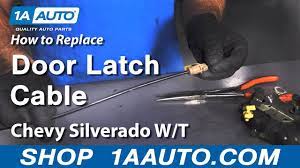 how to replace door latch cable 07 13