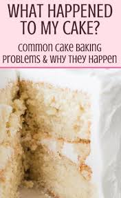 Common Cake Baking Problems And Why They Happen No Bake