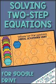 solving two step equations digital
