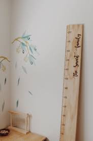 wooden timber height chart