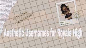 #roblox #tiktok #usernames #bloxburg #royalehigh #aesthetic could this get on the . 101 Aesthetic Names For Your Royale High Character Pumpkinz Youtube