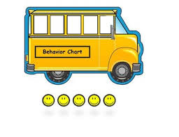 Behavior Chart School Bus