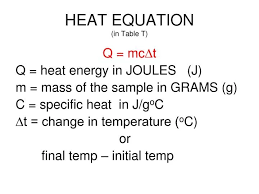 Ppt Heat Equation In Table T
