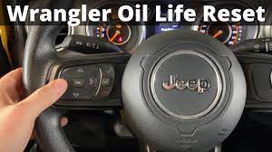 2019 - 2021 Jeep Wrangler - How To Reset Oil Life - Oil Change DIY - YouTube