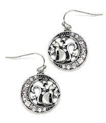 theme moon and cat earring 458655