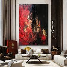 Hand Painted Textured Abstract Art