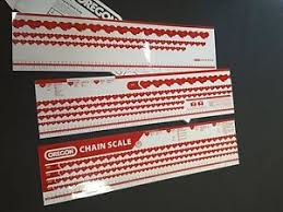 Details About Oregon 533129 Drive Link Count Scale For Making Size Saw Chain Dl Pitch Chart