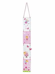 Mousehouse Wooden Pink And White Little Angel Height Chart Growth Measure