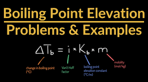 boiling point elevation problems