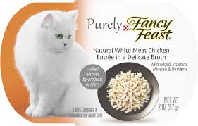 Fancy Feast Purely White Meat Chicken Wet Cat Food 2 Oz Tray Case Of 10