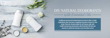 diy natural deodorants with essential