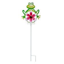frog windmill garden stake 23 at home