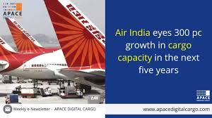 air india eyes 300 pc growth in cargo