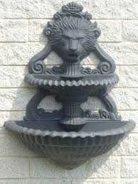 Tiered Outdoor Hanging Wall Fountain