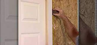 to install a flat jamb interior door