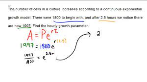 applying the continuous exponential