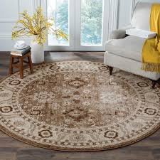 vine fl round area rug