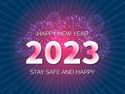 Premium Vector | Happy new years 2023 vector illustration of happy new year  red and blue color scheme