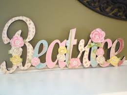 Nursery Wall Letters Name Sign