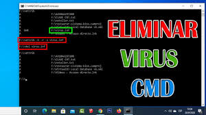 como eliminar virus ocultos desde cmd