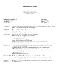 Air Force Targeted Resume Templates Template Best Cover Letter
