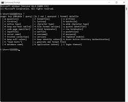 to export sql server data from table