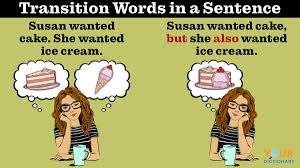 transition words exles in sentences