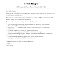 linux support engineer cover letter