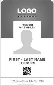While cards are available in a variety of thicknesses, the most common for id cards is 0.030 inches. Download At Http Mswordidcards Com 8 Best Professional Design Vertical Id Cards Id Card Template Card Templates Employees Card