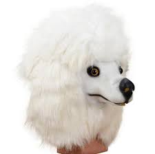 halloween cute funny dog head mask