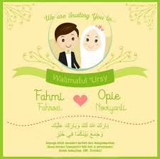 Download undangan pernikahan / walimatul ursy bisa diedit. Surat Undangan Pernikahan Islami Nasi