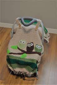 Baby Owl Car Seat Cover