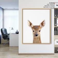 Baby Deer Print Animal Prints Nursery
