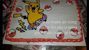 how to put a picture on a cake with