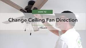 how to change ceiling fan direction for