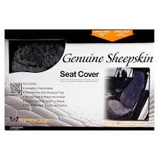 Masque High Back Sheepskin Seat Cover