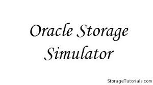 oracle unified storage simulator