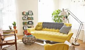 yellow sofa a sunshine piece for your